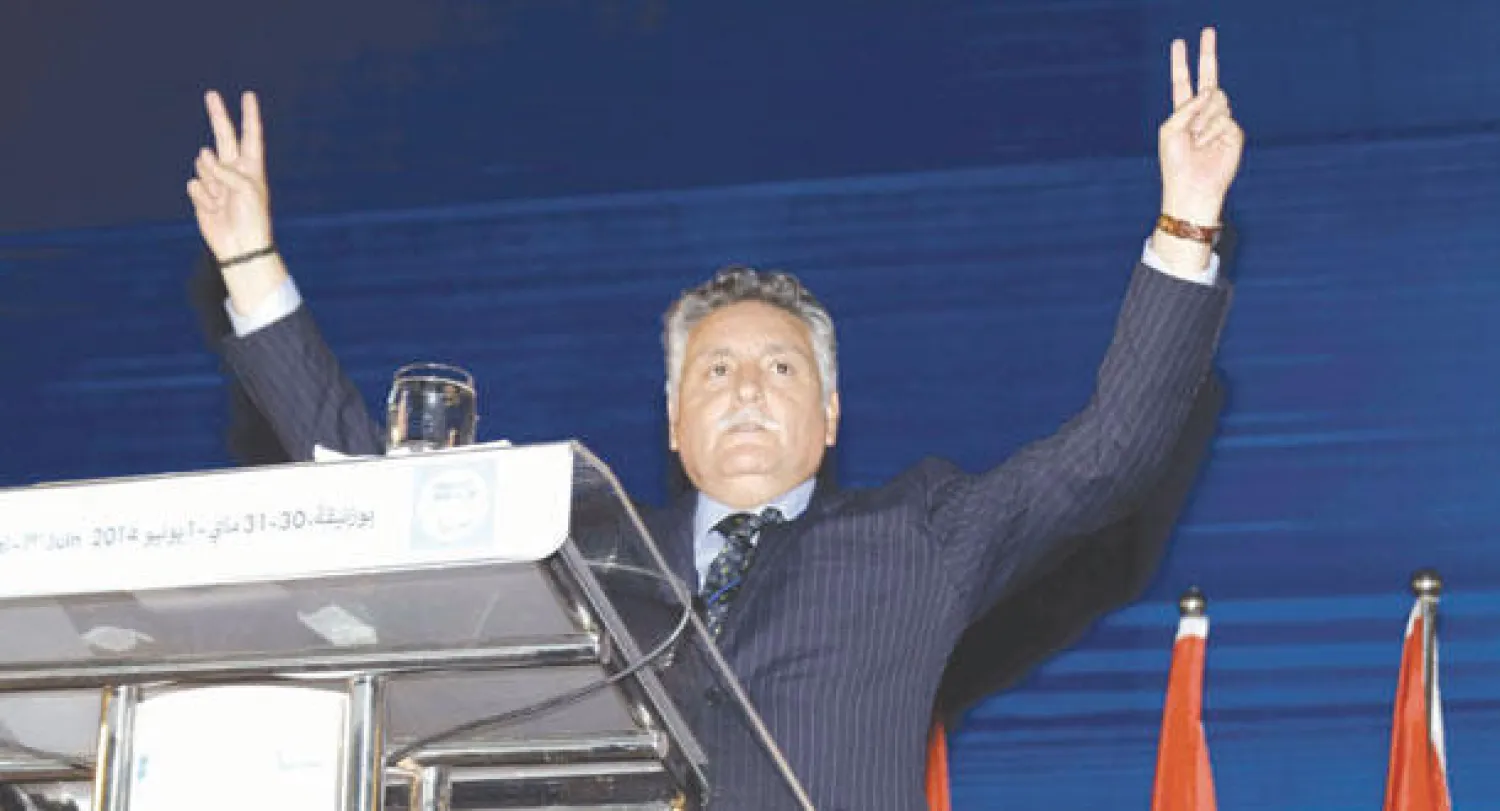 نبيل بن عبد الله أمين عام حزب «التقدم والاشتراكية»  (تصوير: مصطفى حبيس)