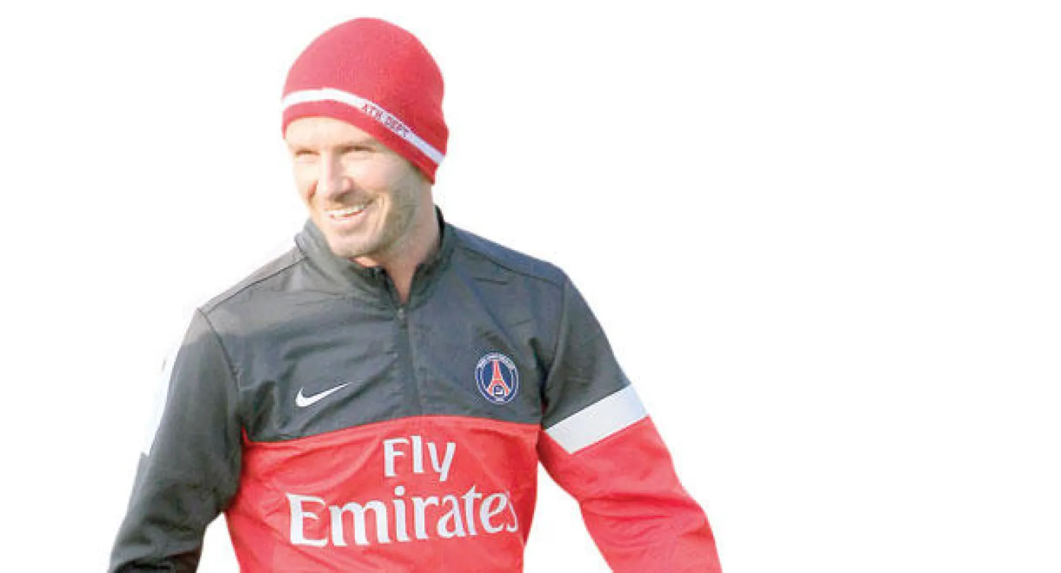 بيكام عاوده الحنين للعودة إلى الملاعب