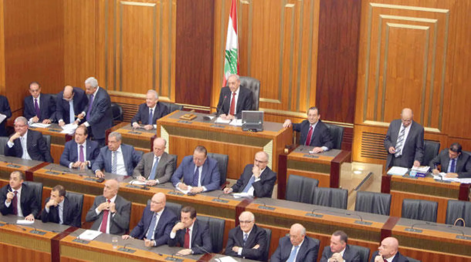 جانب من اجتماع مجلس النواب اللبناني في 15 مايو الماضي لانتخاب رئيس جديد
