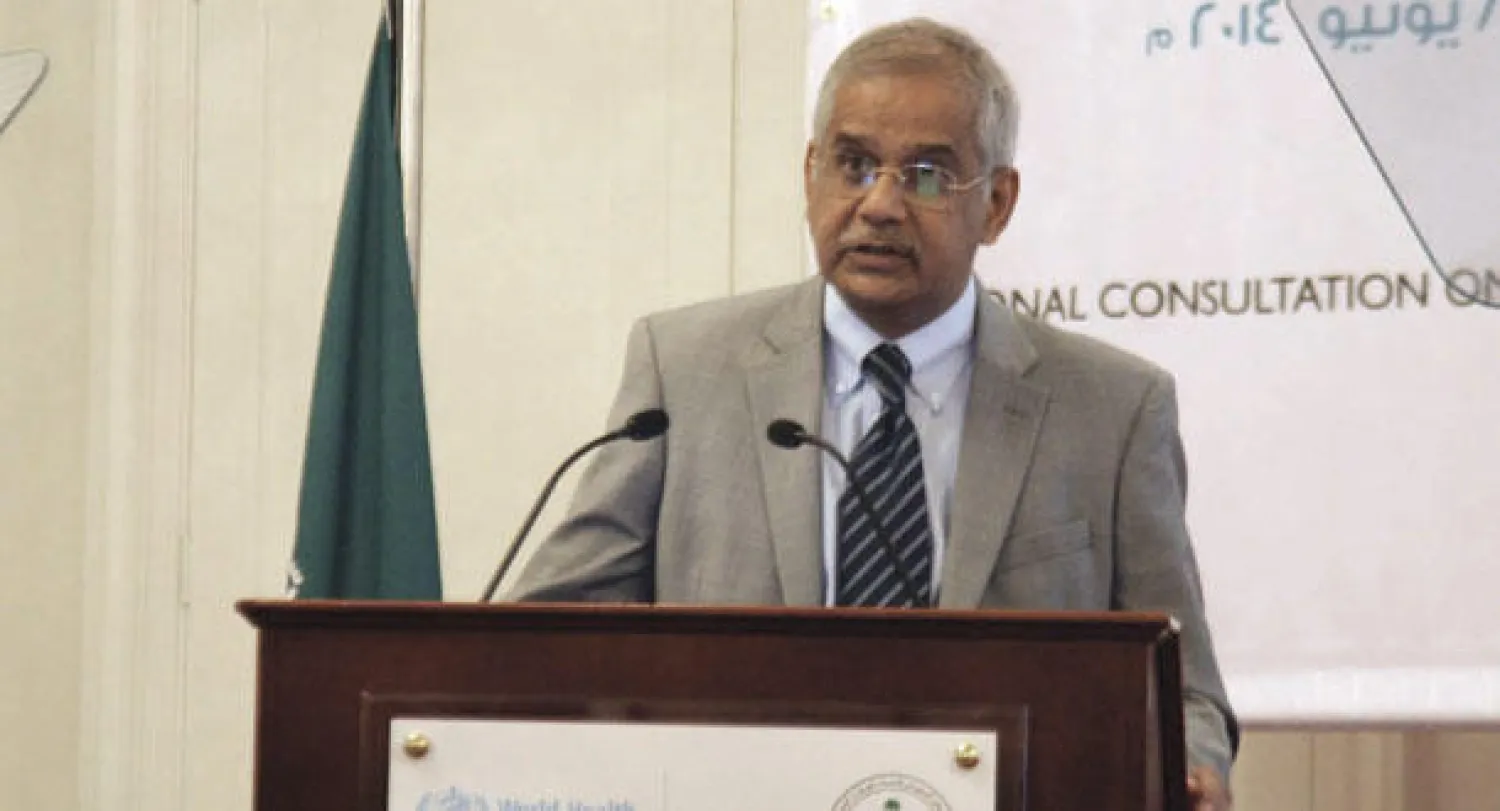 د. عز الدين محسن ممثل منظمة الصحة العالمية في السعودية (تصوير: فهد الأحمري)