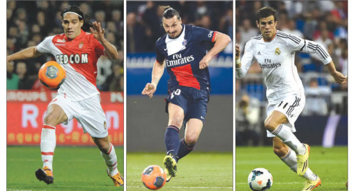 بيل وإبراهيموفيتش وفالكاو نجوم لن تظهر في المونديال