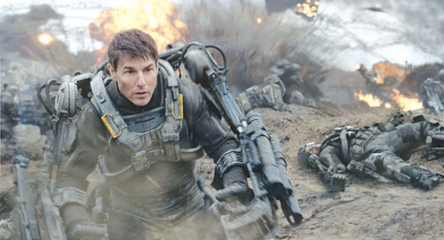 من «حافة الغد» (أ.ب)