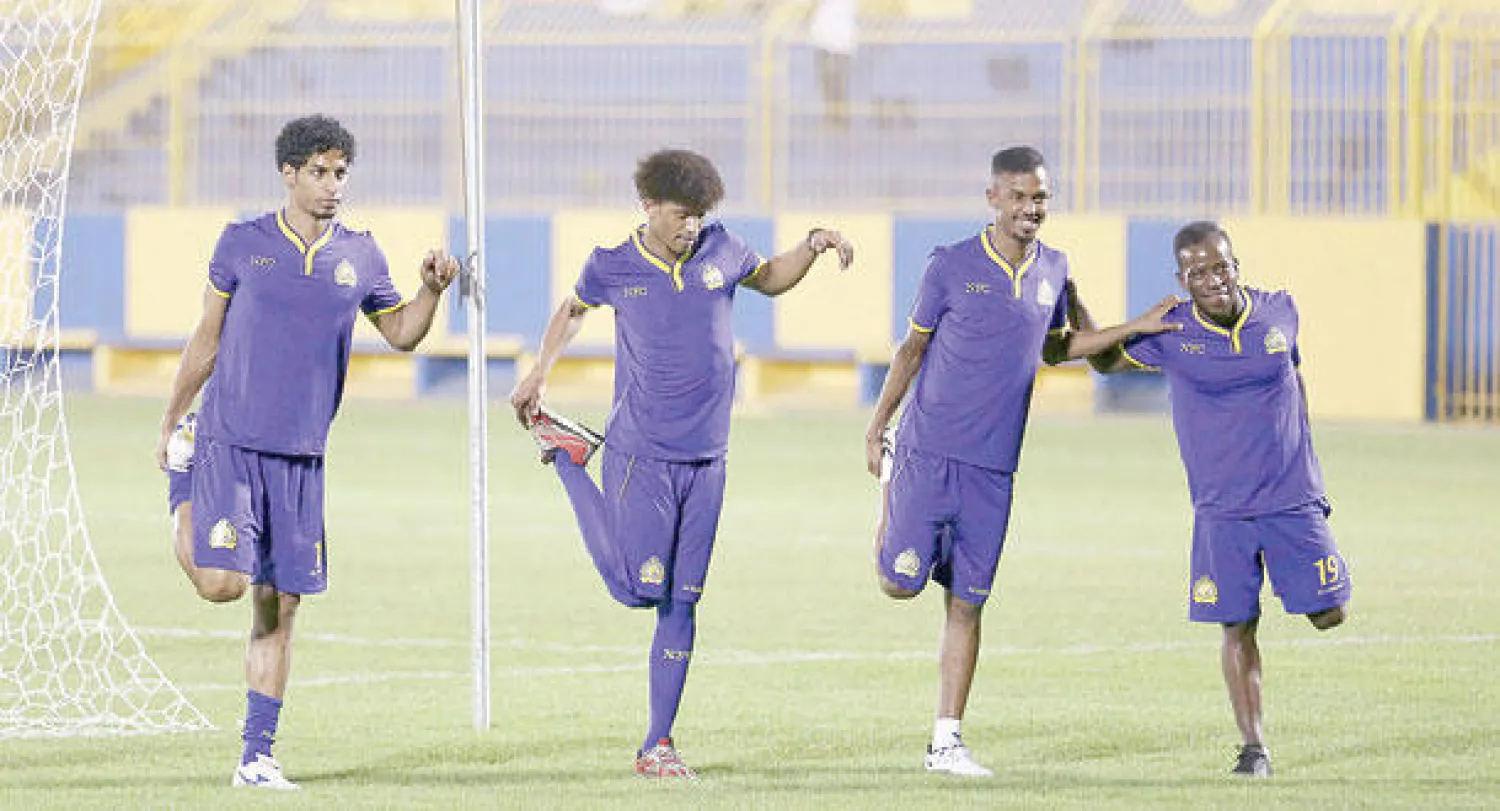 جانب من تدريبات النصر استعدادا للموسم الجديد (تصوير: عبد العزيز النومان)