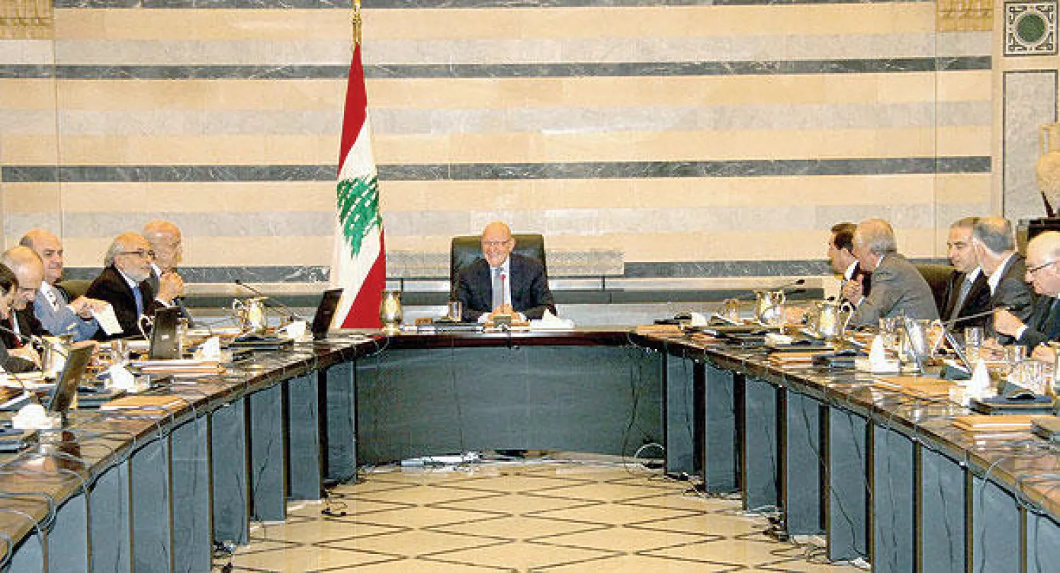 جلسة مجلس الوزراء برئاسة رئيس الحكومة تمام سلام أمس (دلاتي ونهرا)