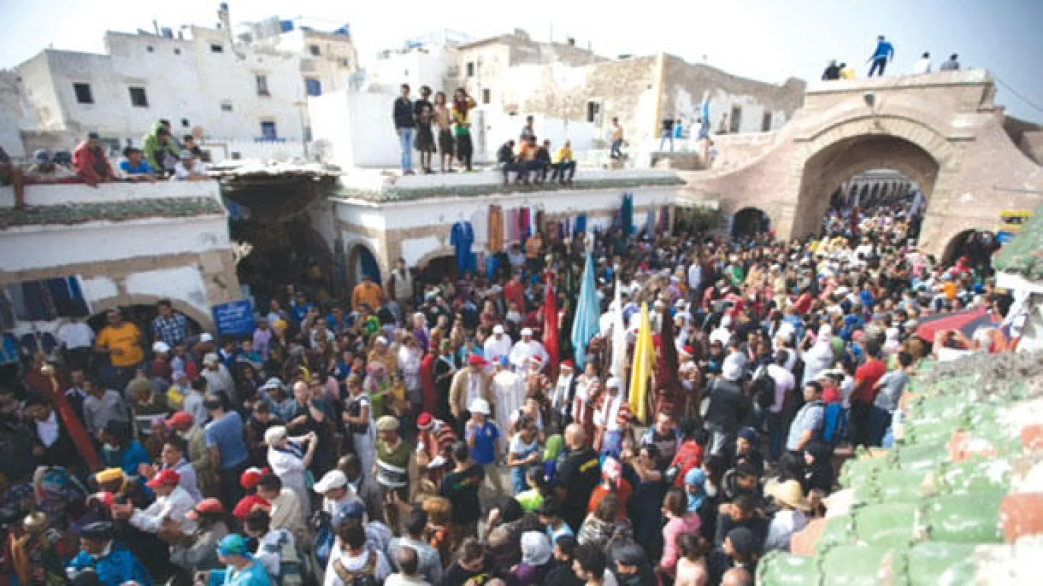 من حفل افتتاح الدورة الـ17 من مهرجان الصويرة («الشرق الأوسط»)