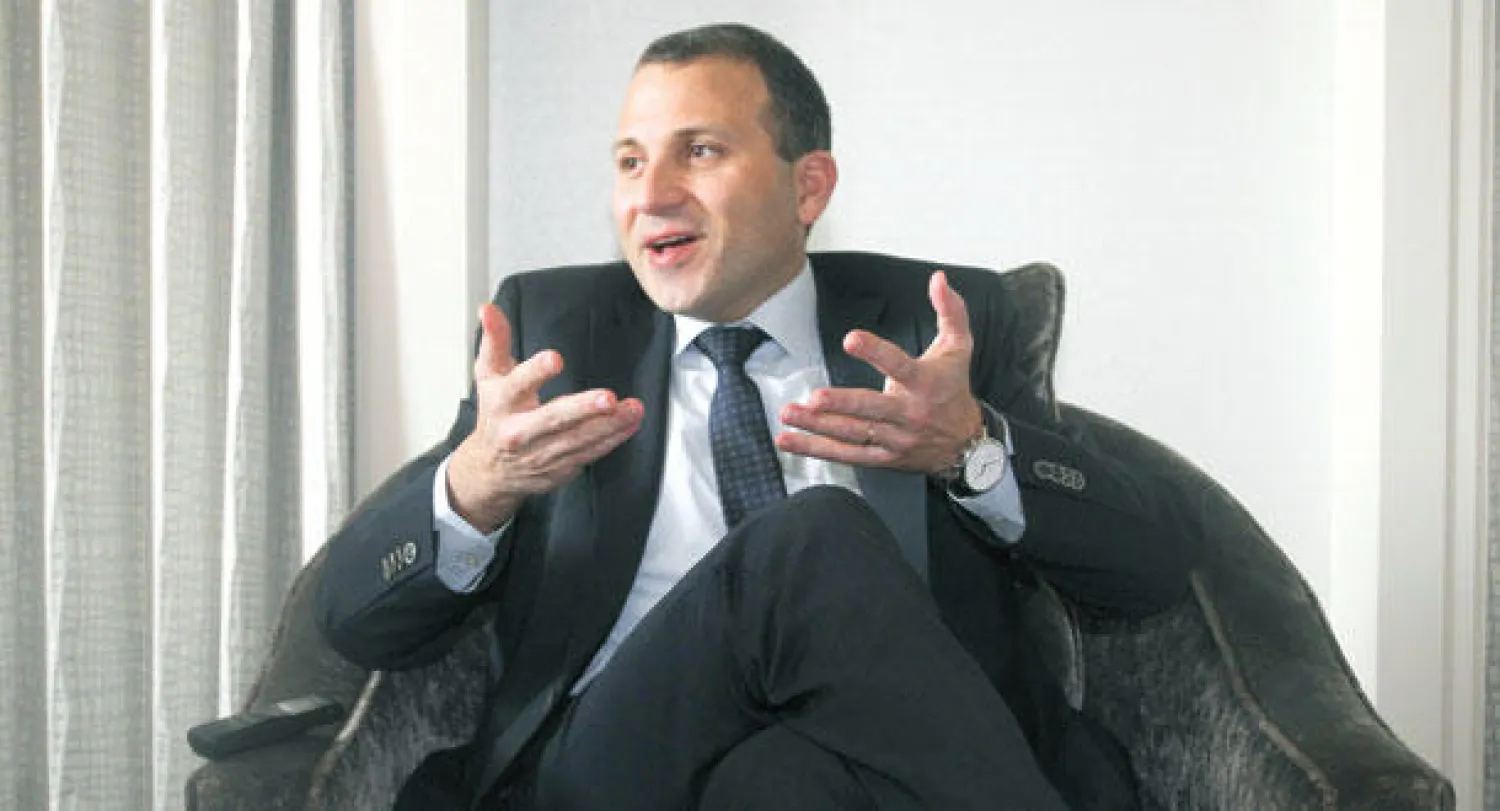 جبران باسيل (تصوير: جيمس حنا)