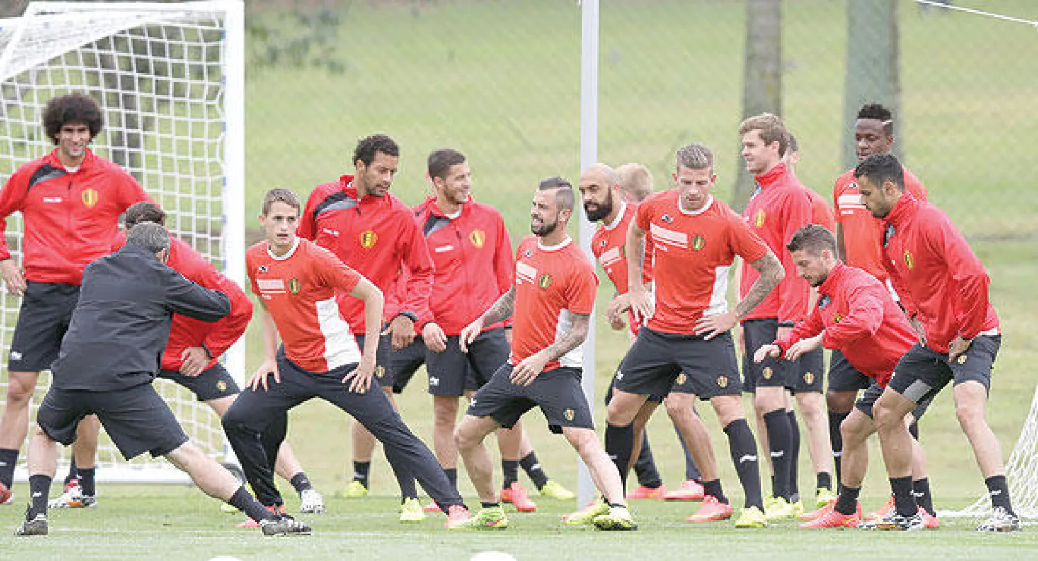 بلجيكا تسعى لمواصلة الصدارة (أ.ب)