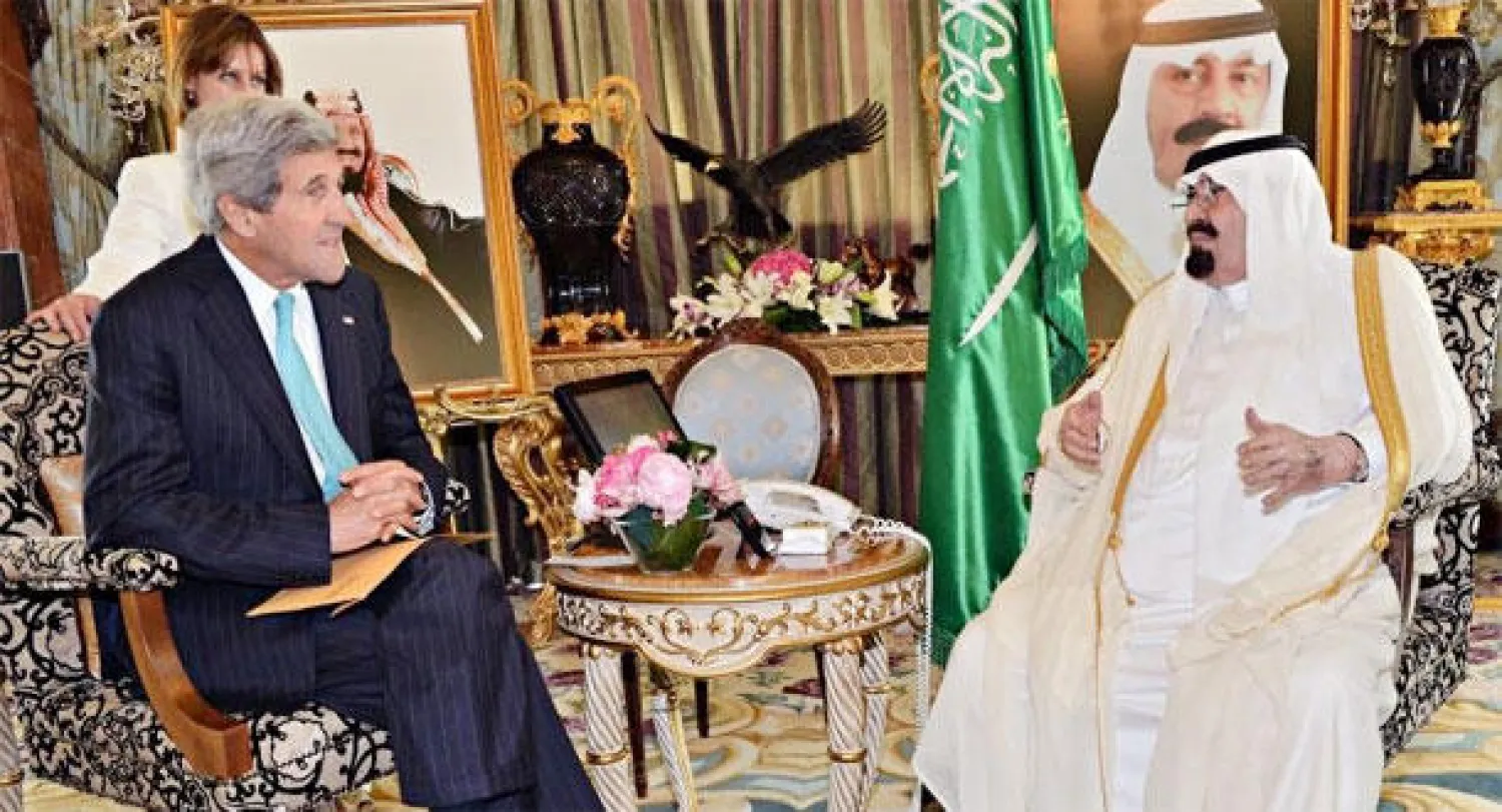 خادم الحرمين يستقبل وزير خارجية أميركا ويبحثان تطورات الأحداث في المنطقة