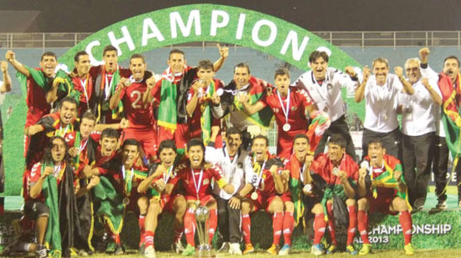 أدى فوز الفريق الوطني الأفغاني ببطولة اتحاد جنوب آسيا إلى زيادة شعبية كرة القدم