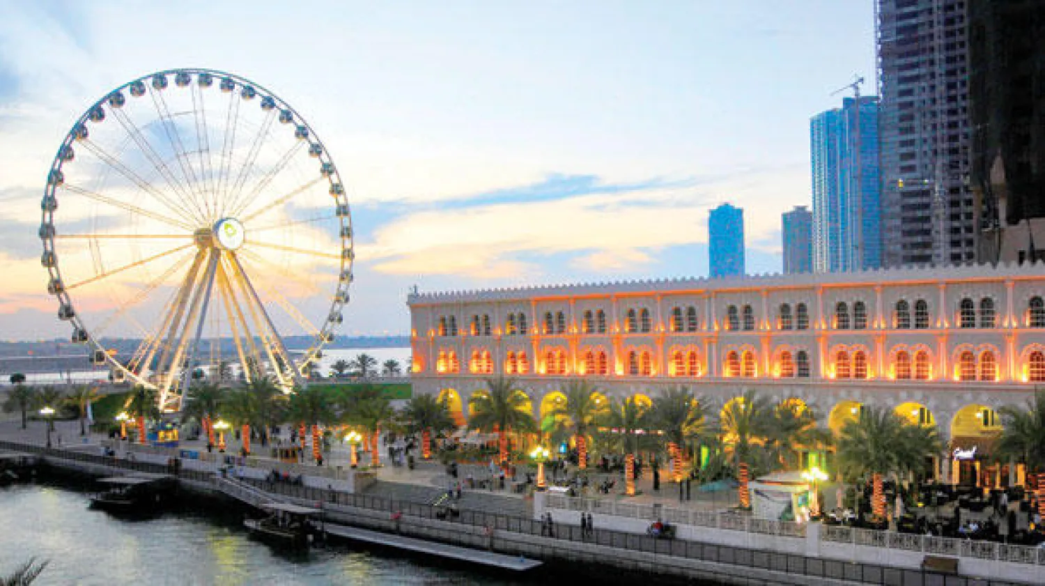 جانب من مدينة الشارقة الإماراتية