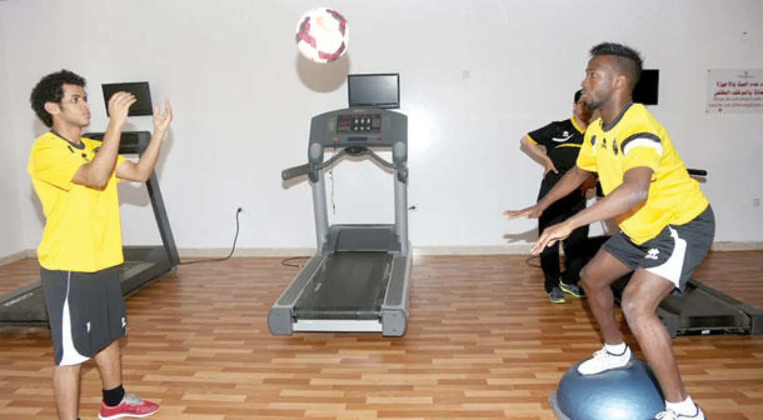 جانب من تدريبات الاتحاد في معسكر الطائف