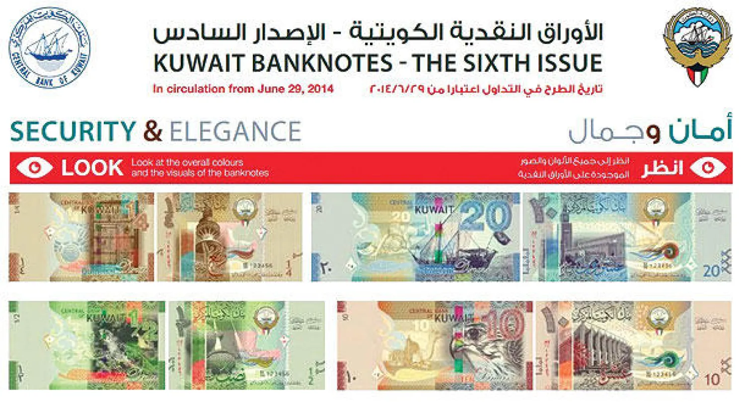 الإصدار السادس للدينار الكويتي
