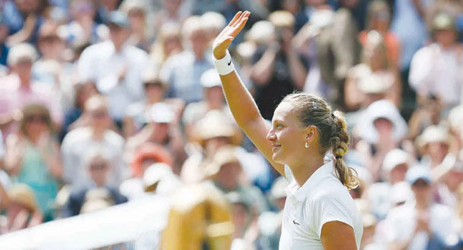 التشيكية كفيتوفا قدمت مستويات رائعة أمس