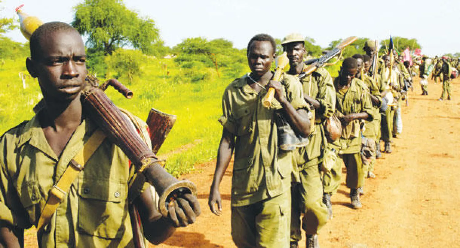 عناصر من قوات «الحركة الشعبية»