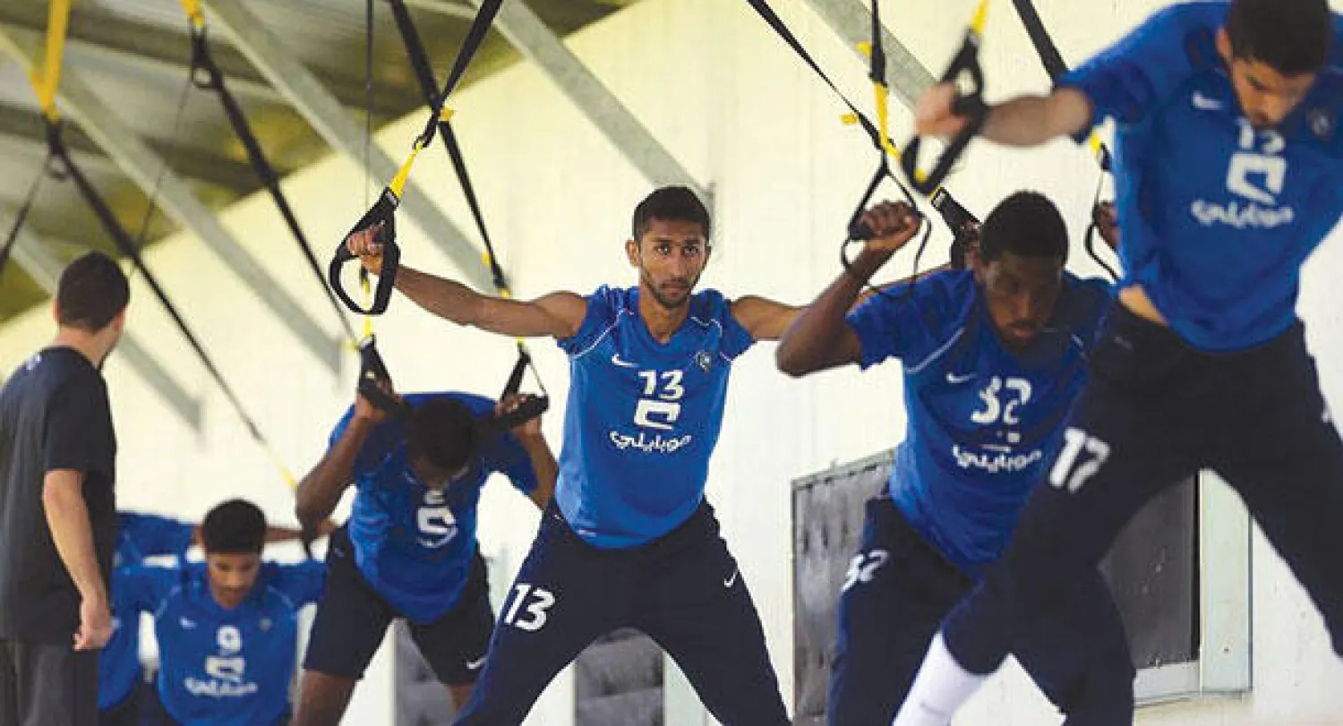 جانب من تدريبات الهلال اللياقية في النمسا