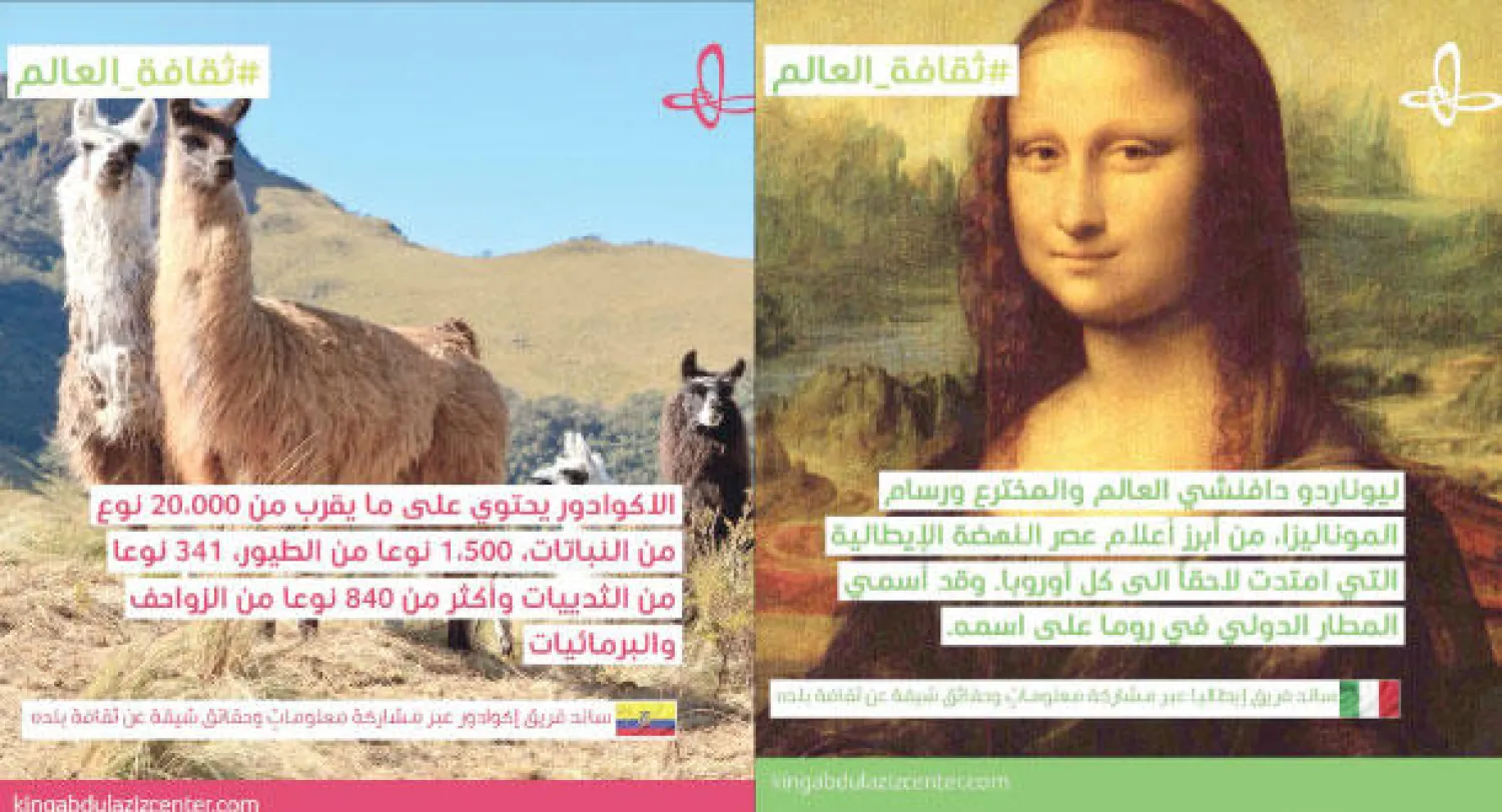 مركز الملك عبد العزيز الثقافي العالمي يطلق حلبة سباق ثقافي لمواكبة المونديال