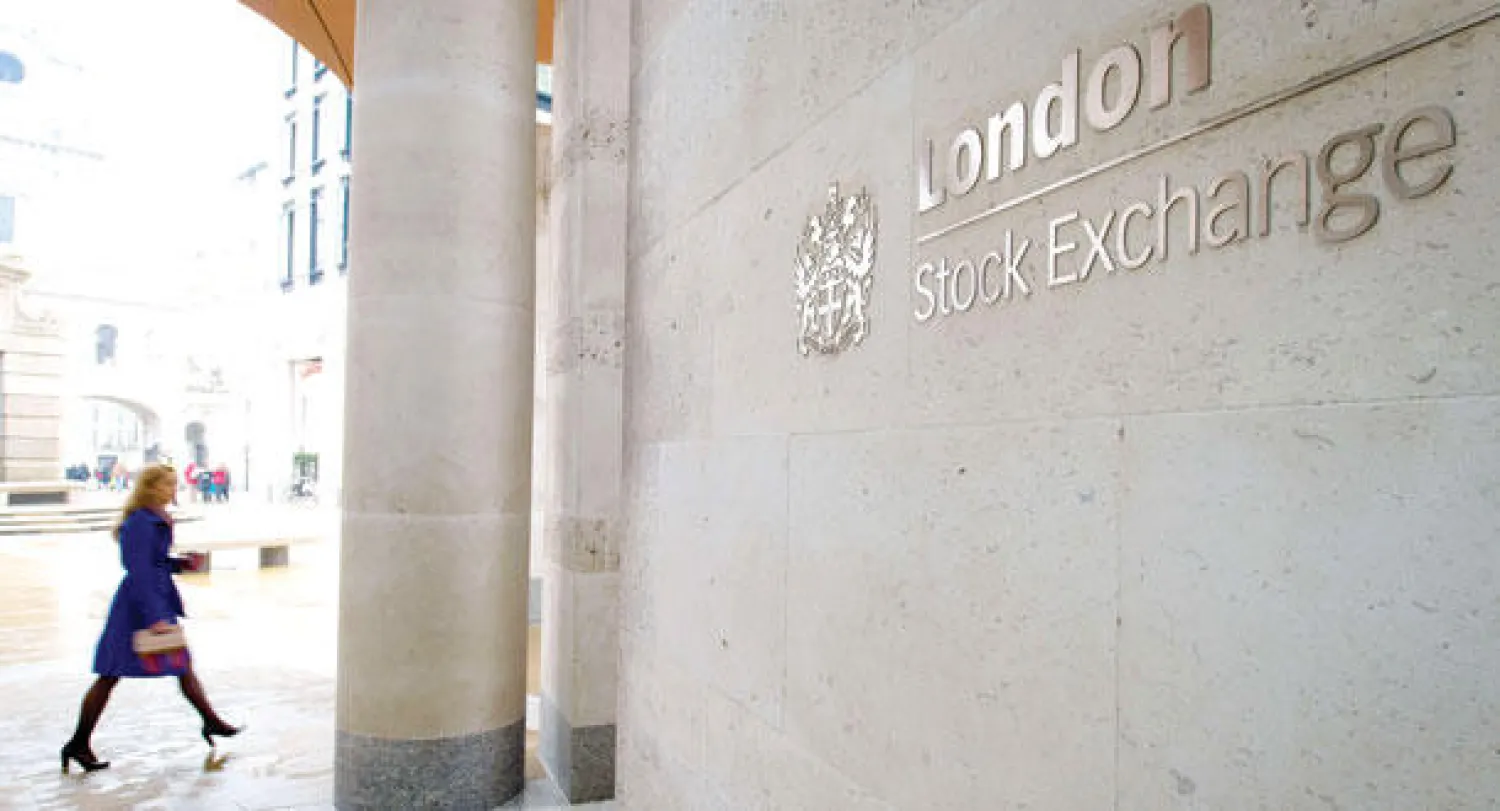 بورصة لندن (أ. ف.ب)