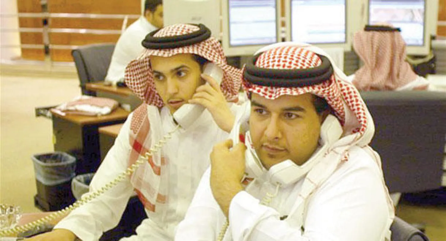 نجح المؤشر أمس بالإغلاق على ارتفاعات طفيفة بـ 12 نقطة (أ.ف.ب)