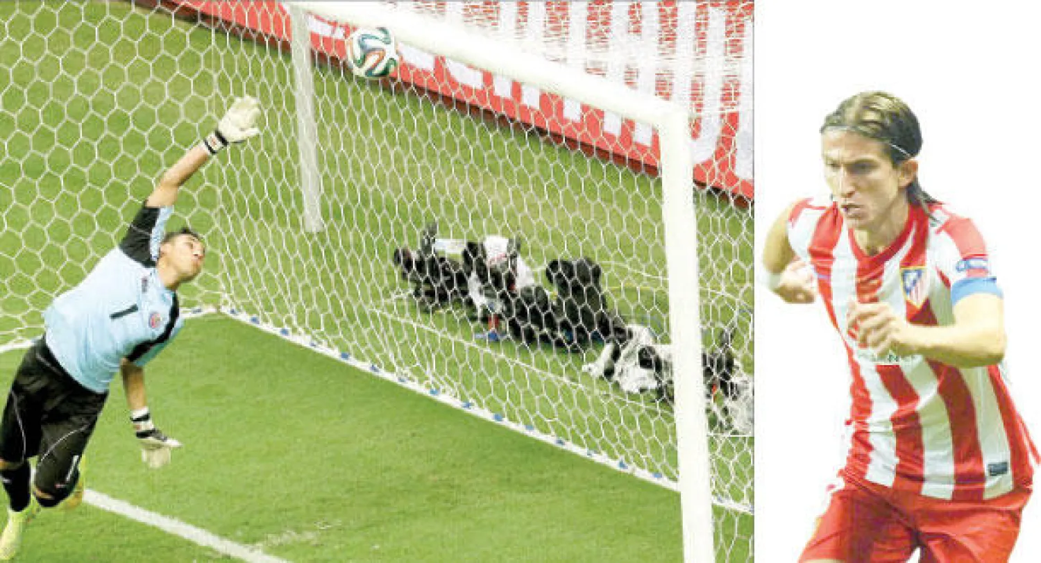 فيليبي لويس   -  نافاس حرس كوستاريكا ومفاجأة المونديال (أ.ب)