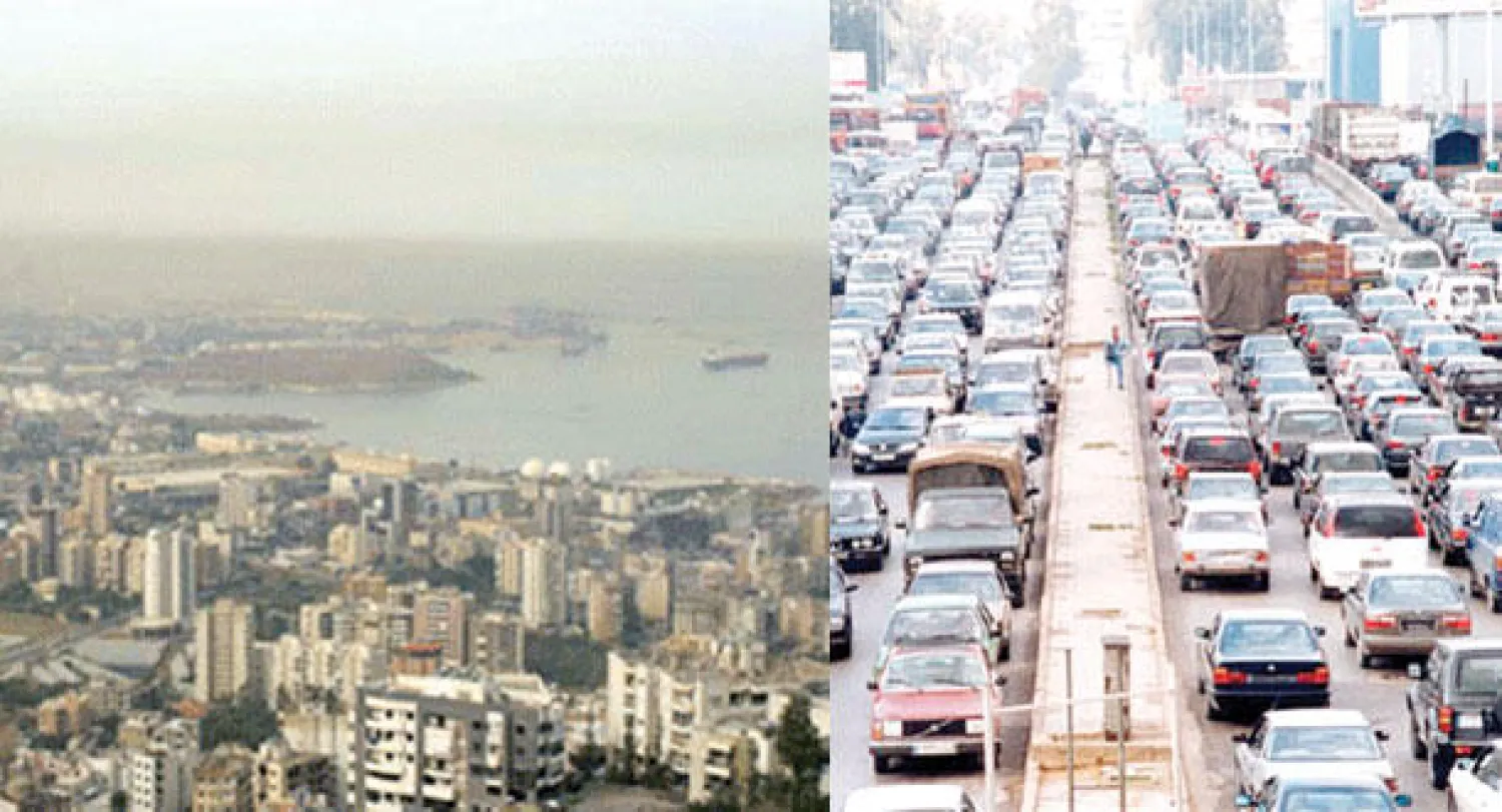 أزمة السير من أبرز مصادر التلوث في لبنان ({الشرق الأوسط})  -  بيروت لم تعد قادرة على التنفس بشكل صحي