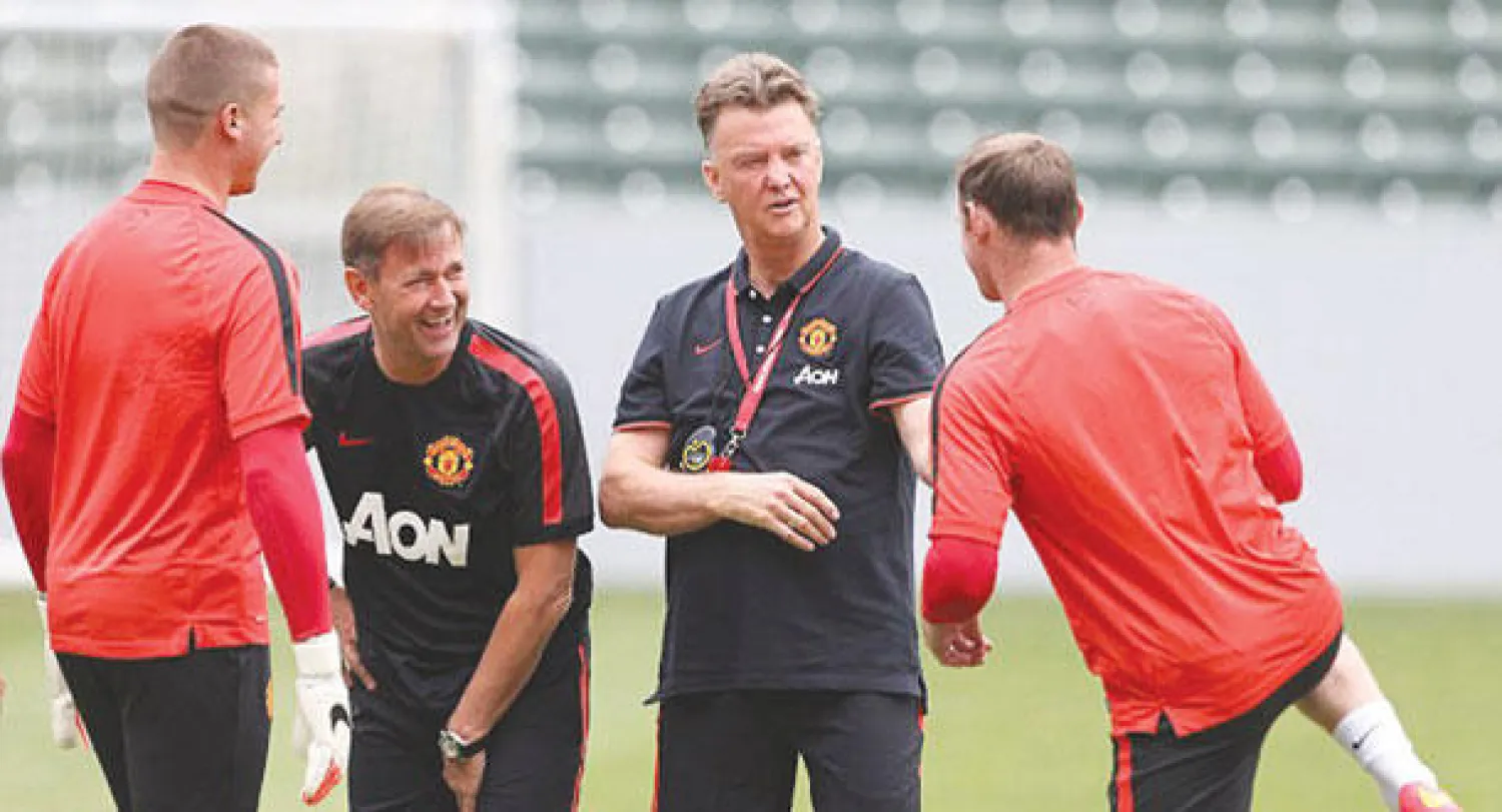 فان غال يقود أول تدريبات يونايتد في معسكره الأميركي