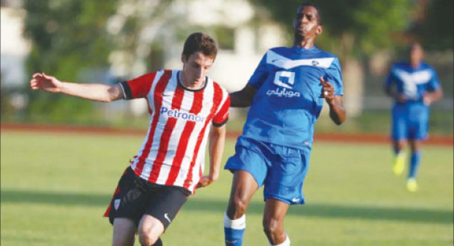 من مباراة الهلال وأتلتيكو بلباو الإسباني الودية (موقع الهلال الرسمي)