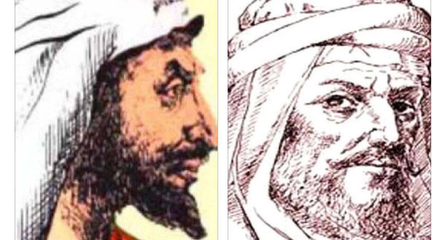 تخطيط متصور للمتنبي و تخطيط متصور لتأبط شرا