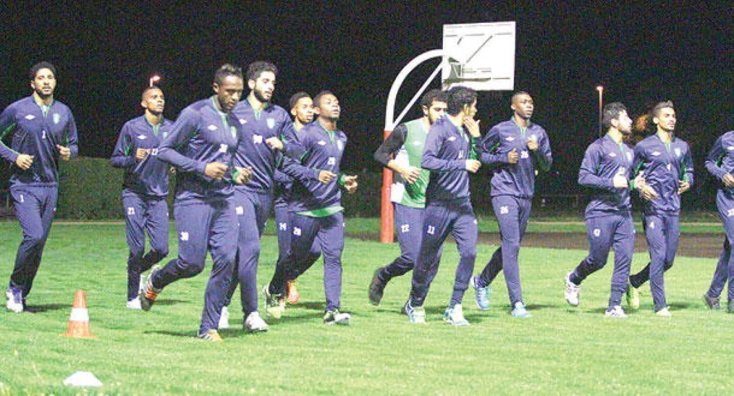 من تدريبات الأهلي في معسكر سويسرا