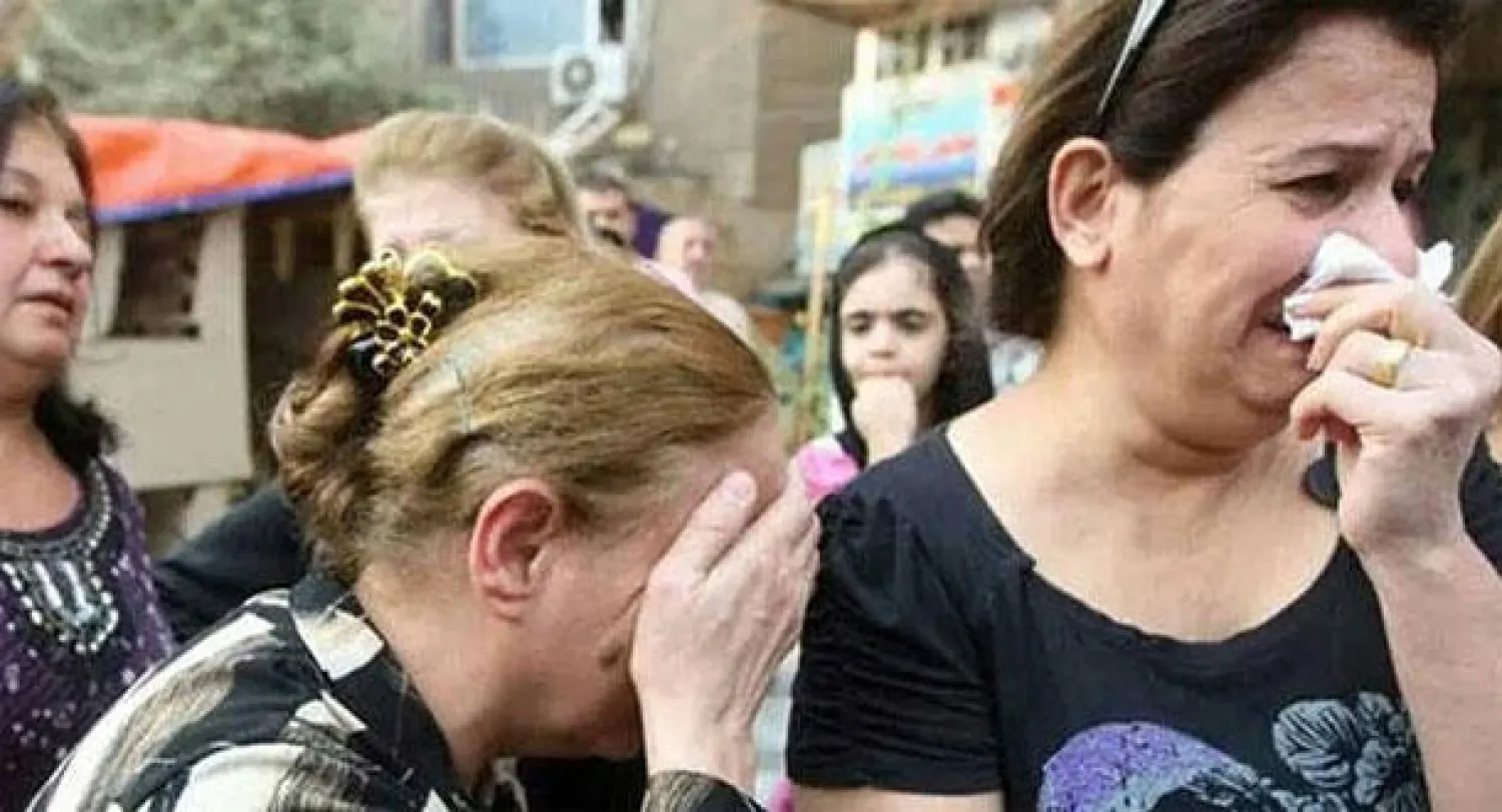 مسيحيون نازحون من الموصل