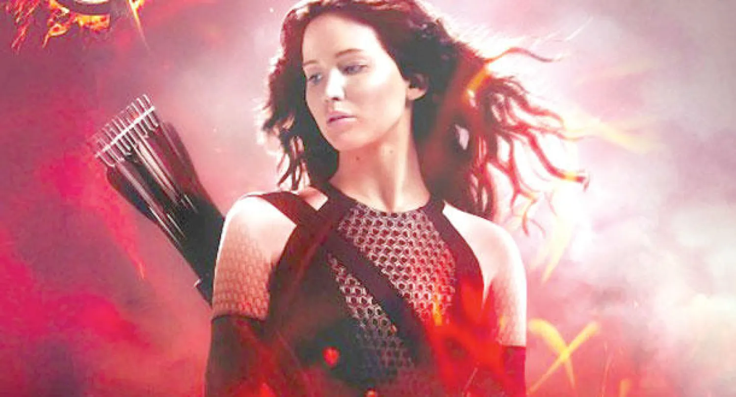 جنيفر لورنس في فيلم {ألعاب الجوع}