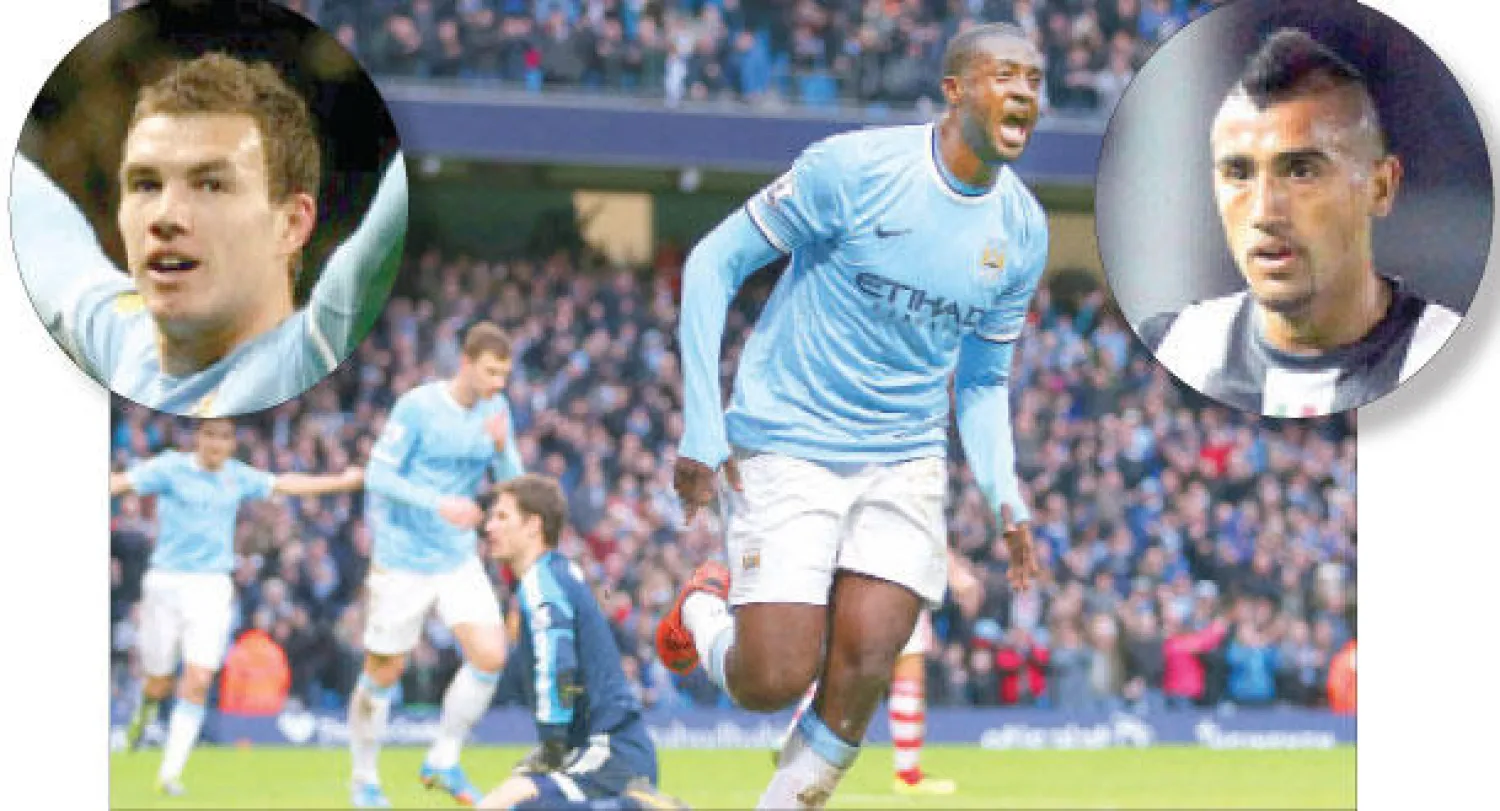 (من اليمين الى اليسار)  فيدال،  توريه و دزيكو