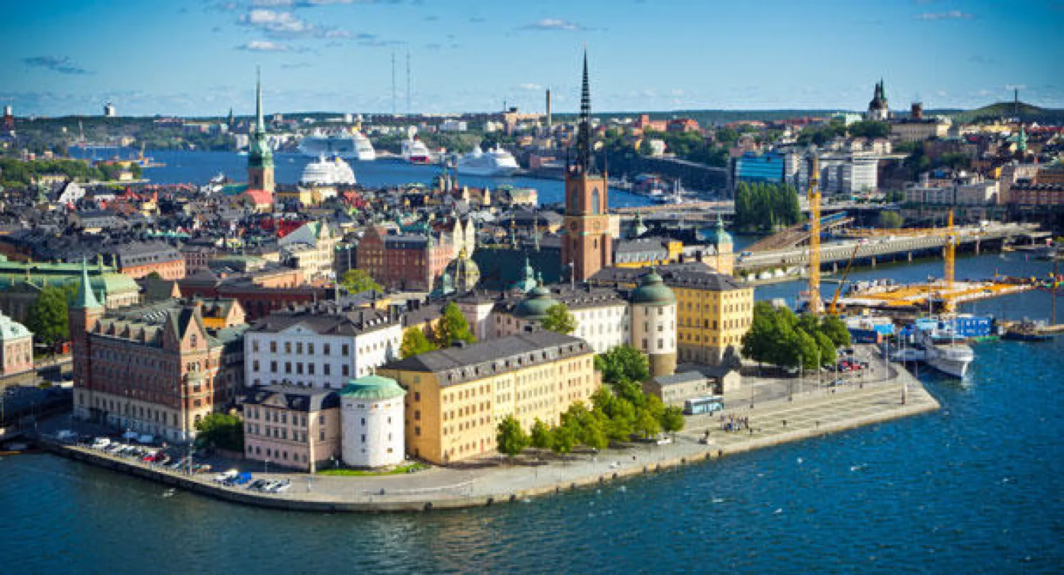 جانب من العاصمة السويدية ستوكهولم