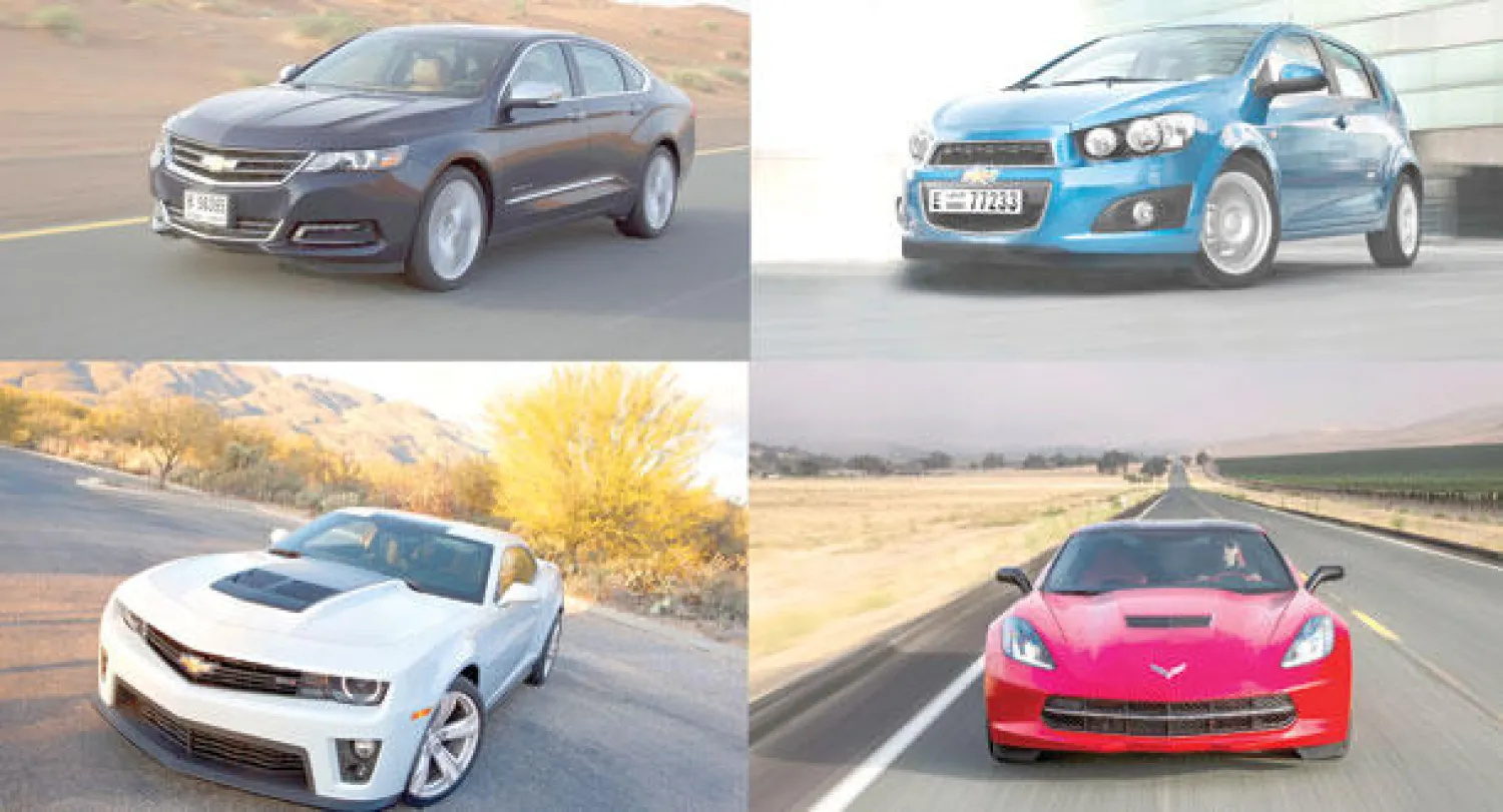 أربعة من طرازات «شيفروليه» تفوز بجوائز «أوتوباسيفيك 2014» لرضا العملاء