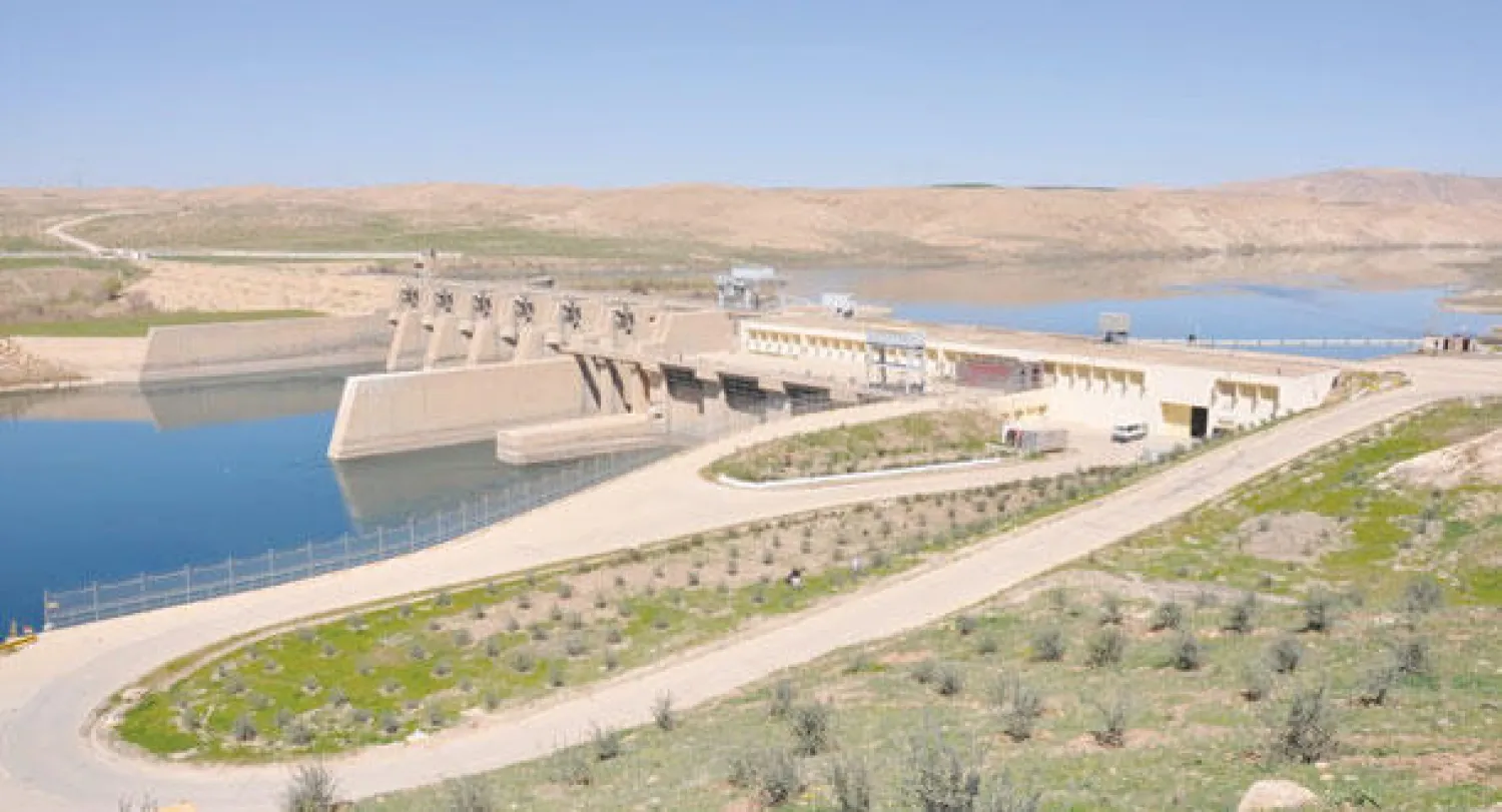 منظر عام لسد الموصل