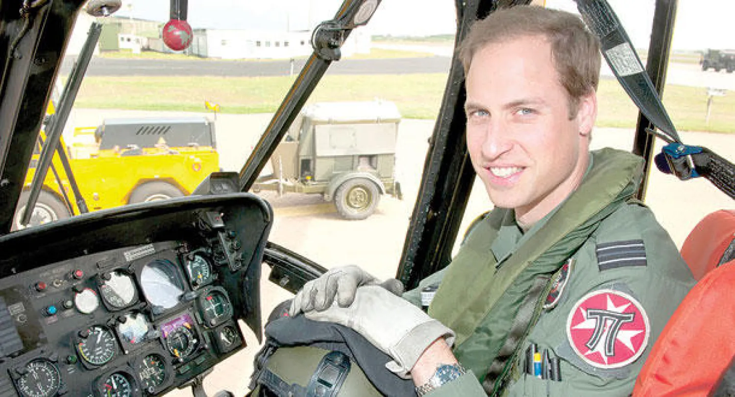 الأمير ويليام سيصبح طيارا على هليكوبتر إسعاف