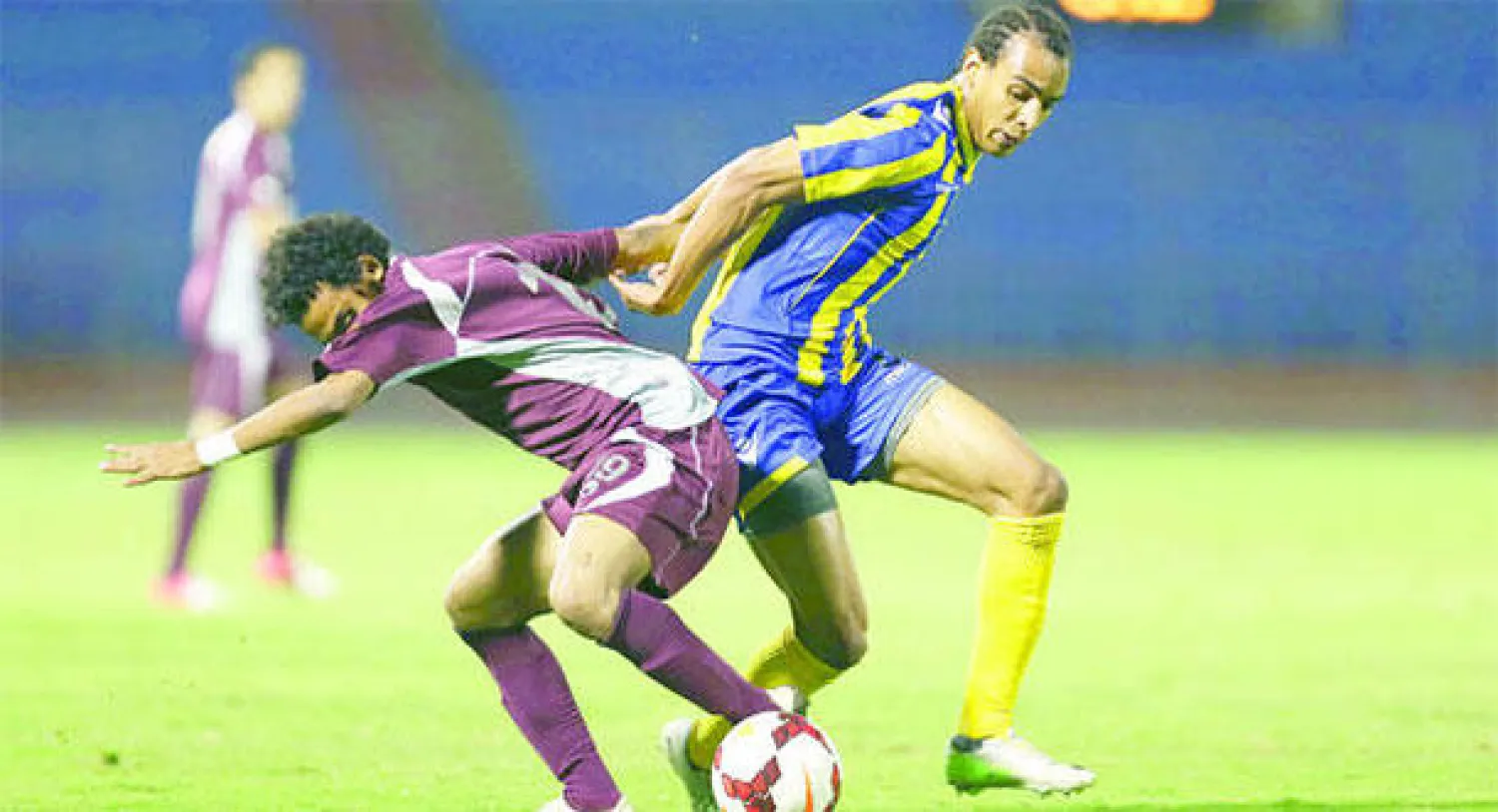 جانب من إحدى مباريات كأس ولي العهد الموسم الماضي