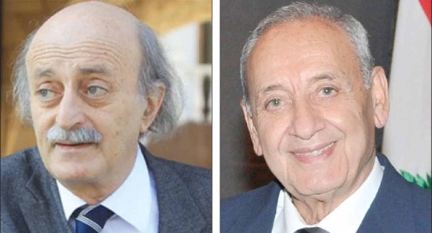 نبيه بري و وليد جنبلاط