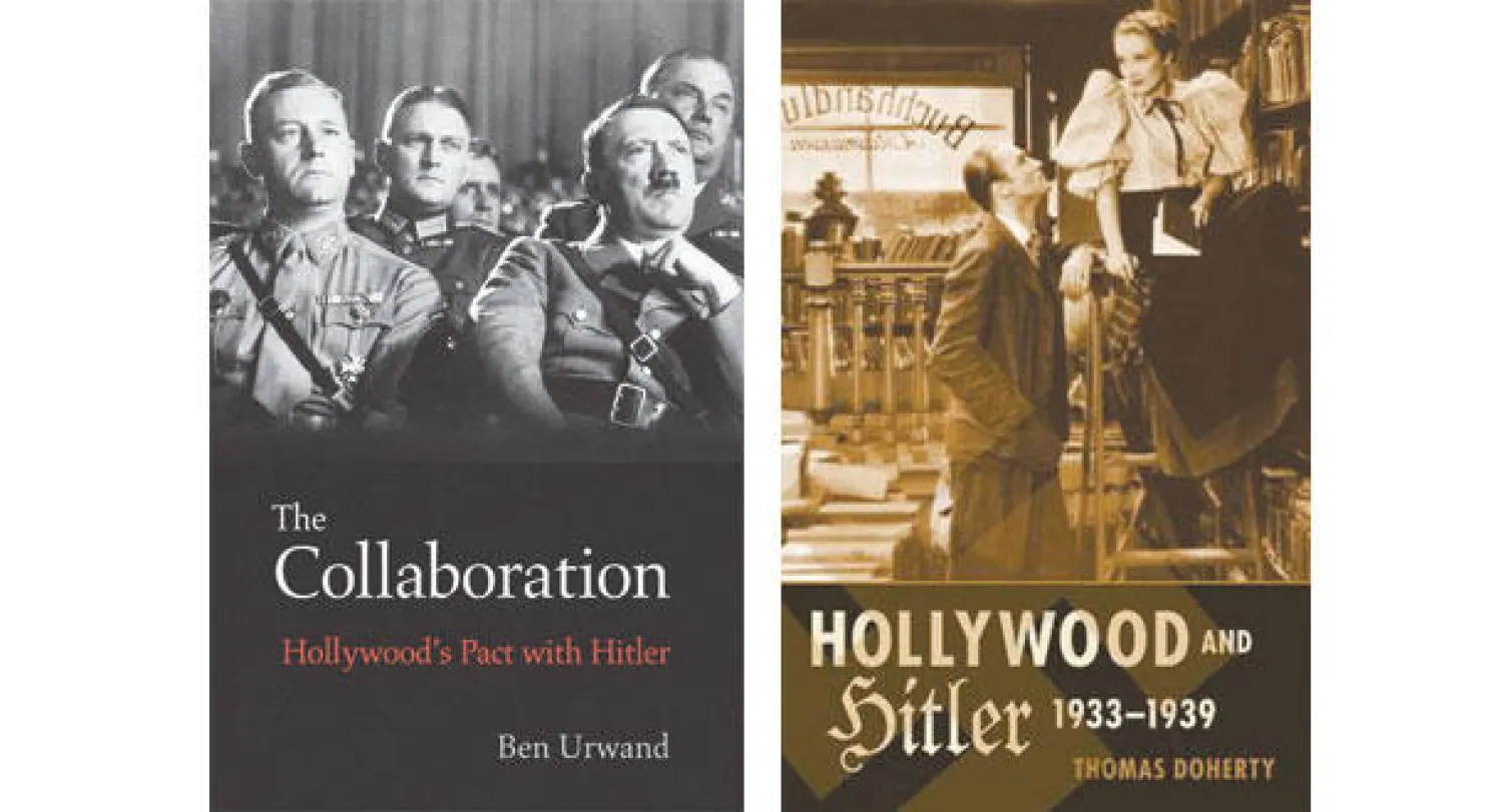 غلاف «هوليوود وهتلر»  -  غلاف «التعاون..»