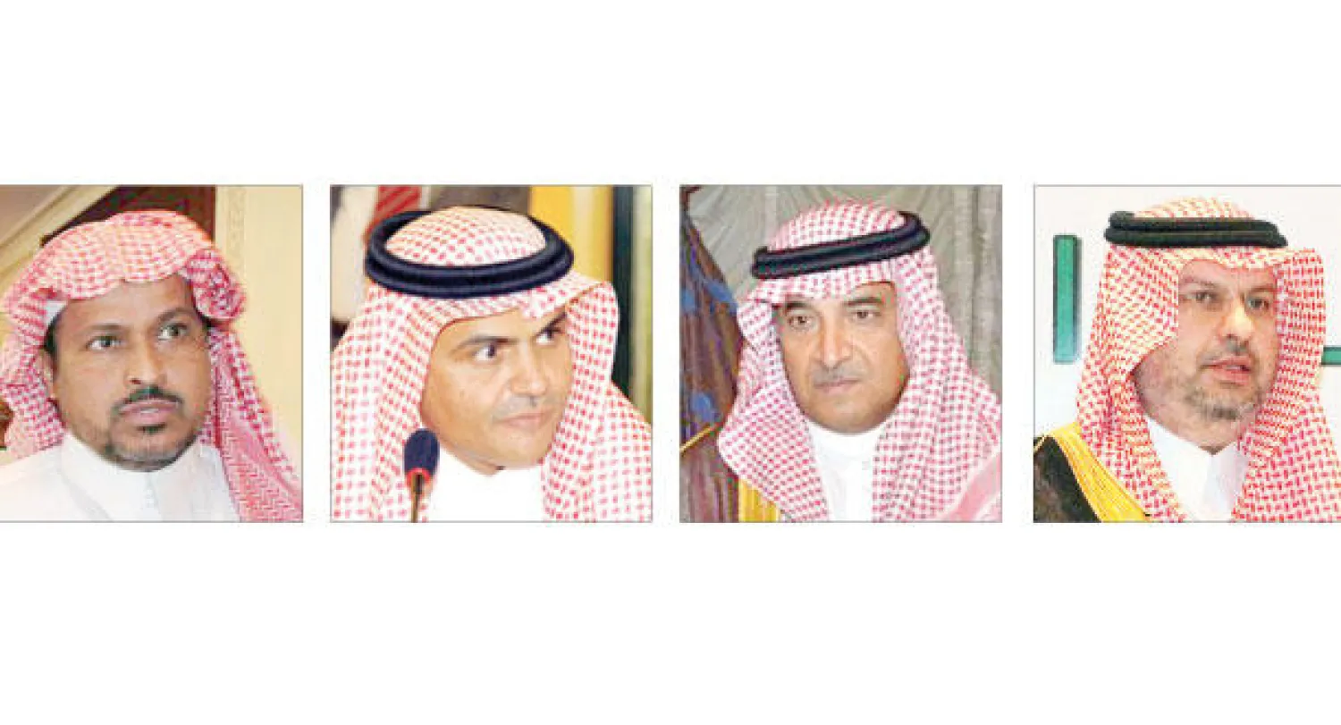 الأمير عبد الله بن مساعد  -  أحمد السناني  -  منصور المنصور  -  فهد المصيبيح