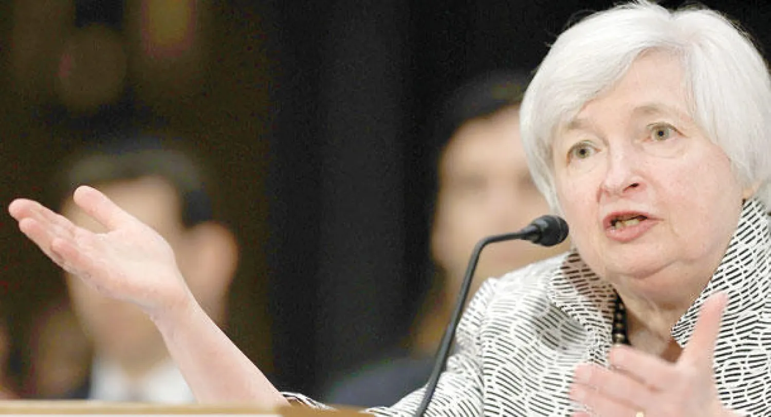 جانيت يلين رئيس المركزي الأمريكي (أ.ف.ب)