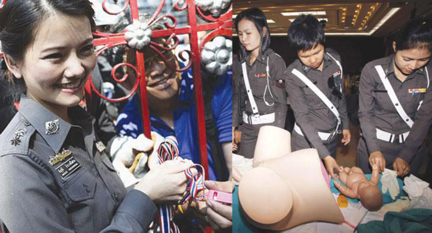 تدريب خاص لوحدة شرطة المرور الملكية في بانكوك  -  شرطة بانكوك في خدمة الشعب