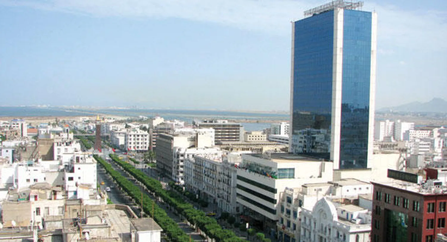 شارع الحبيب بورقيبة في تونس العاصمة («الشرق الأوسط»)