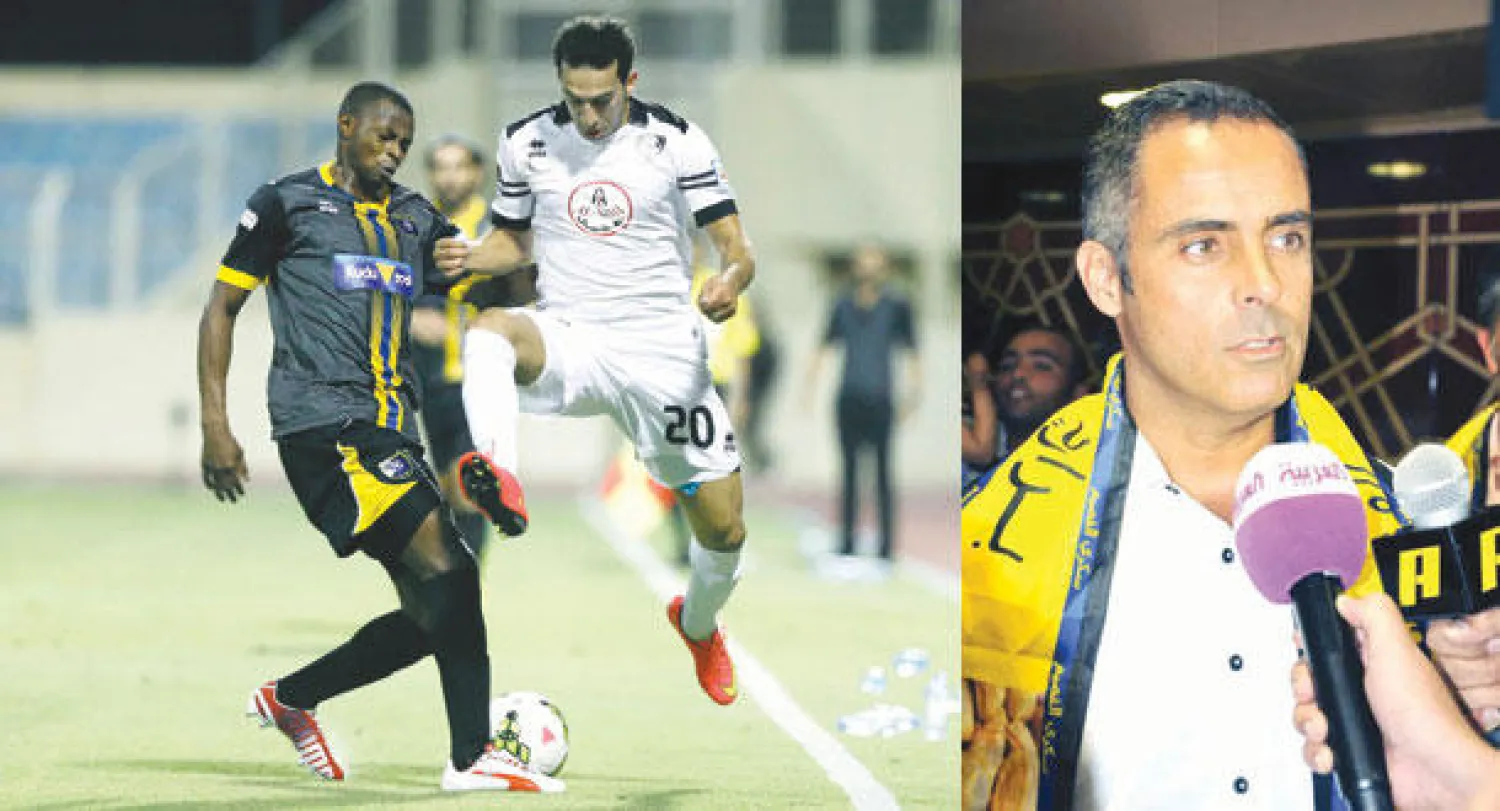 مانويل غوميز   -  من إحدى مباريات التعاون في الدوري السعودي