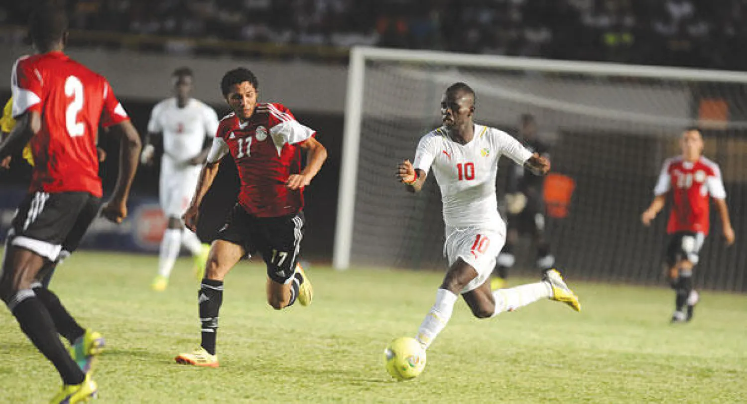 لقطة من مباراة مصر والسنغال الأخيرة (أ.ف.ب)