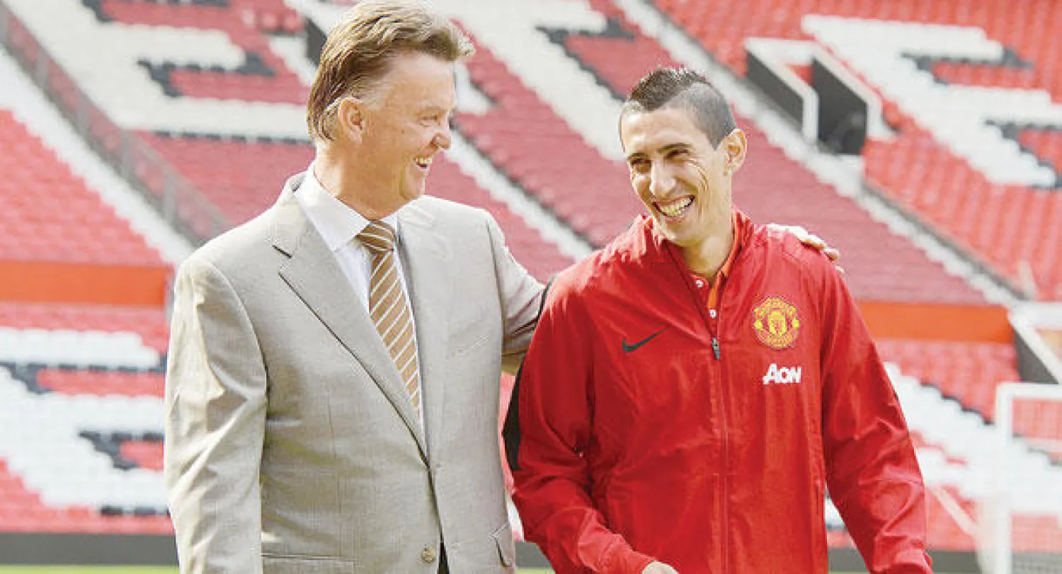 فان غال تعاقد مع دي ماريا في أكبر صفقة بالدوري الإنجليزي