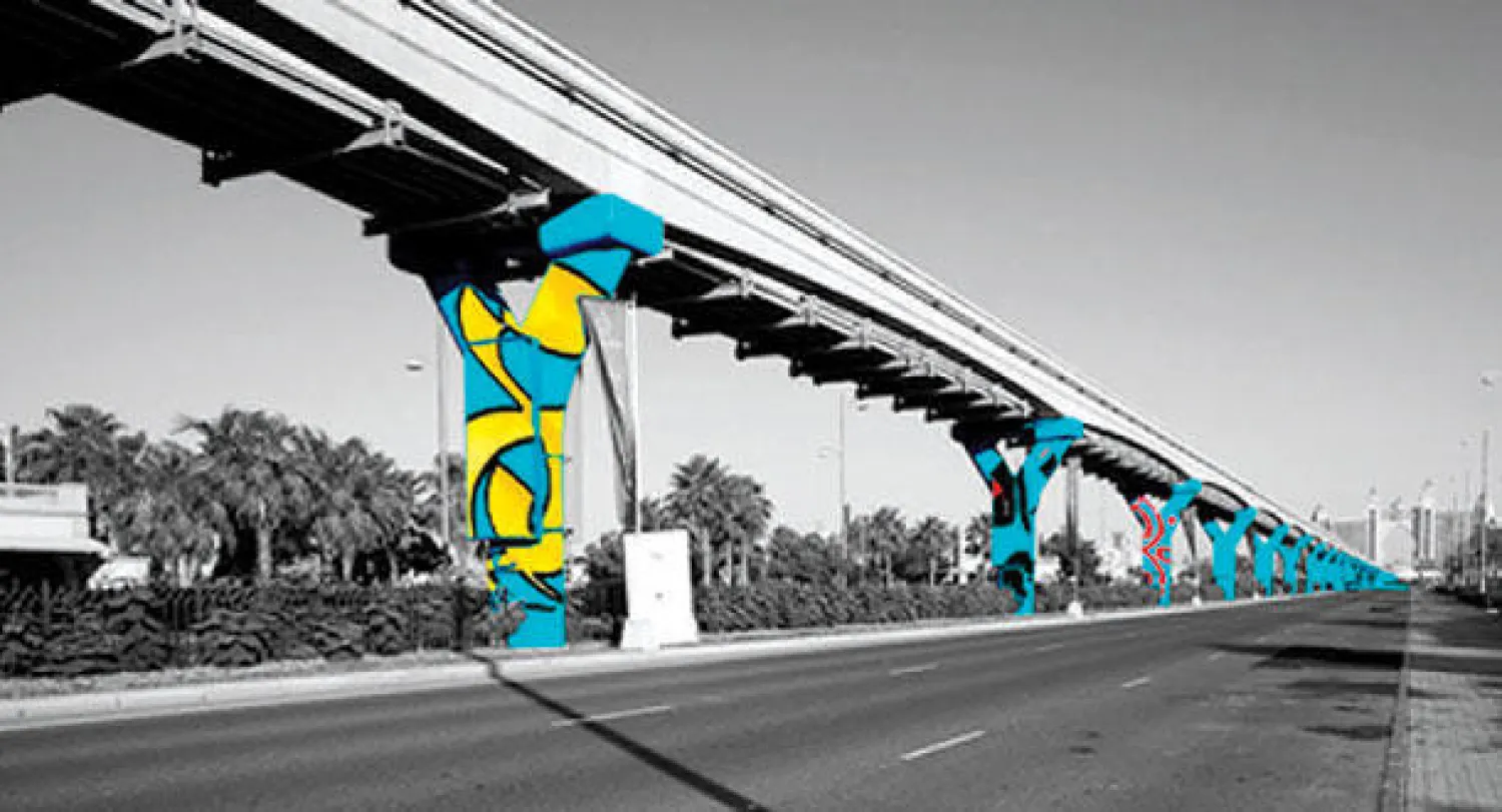 جانب من أحد مشاريع براند دبي («الشرق الأوسط»)