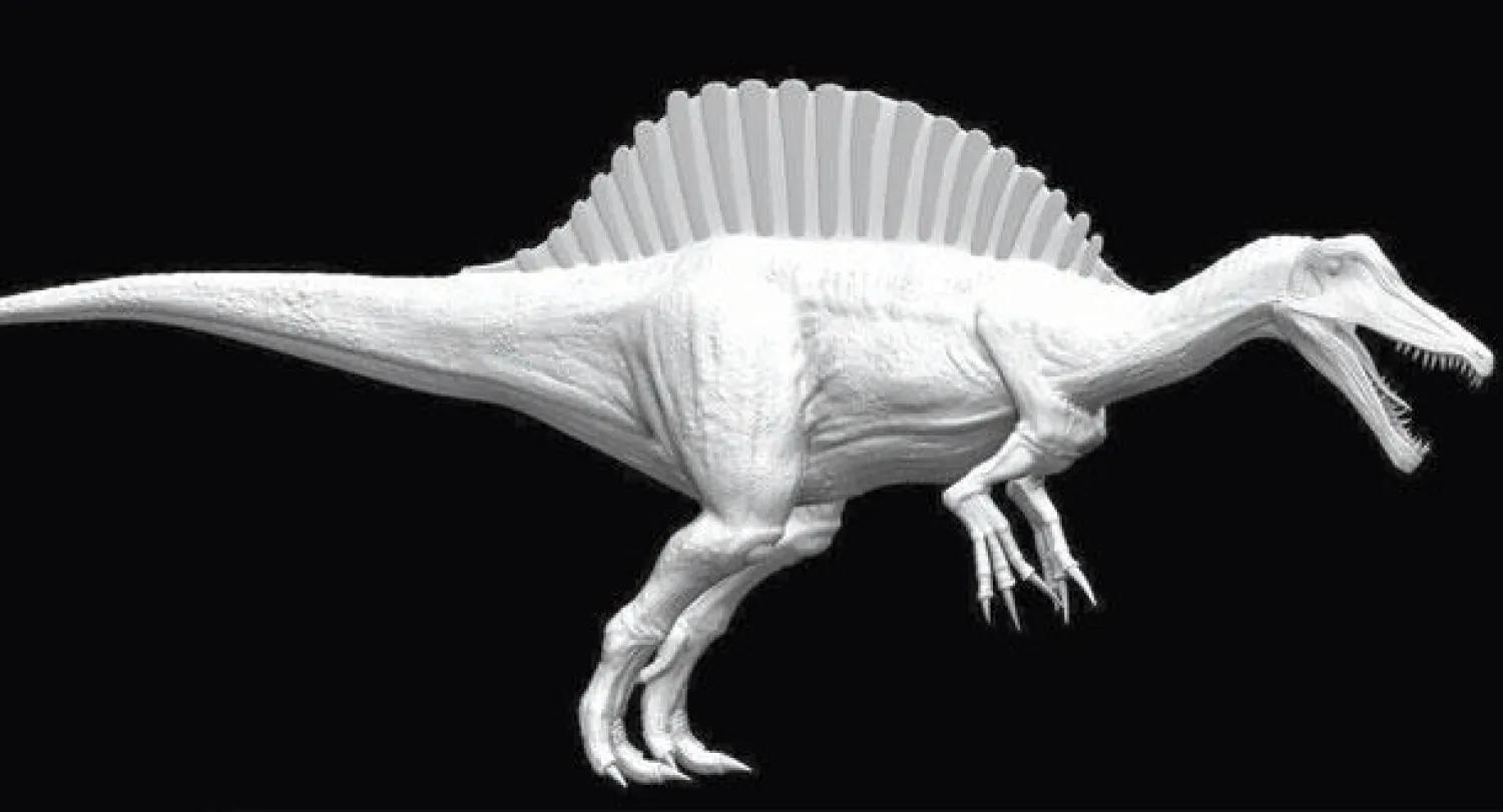 رسم تخيلي للحيوان مفترس الديناصورات