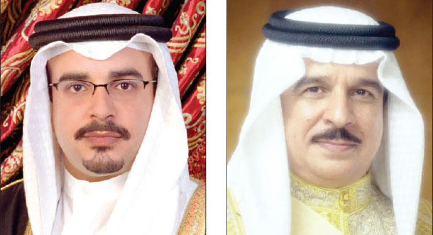 الملك حمد بن عيسى و الأمير سلمان بن حمد