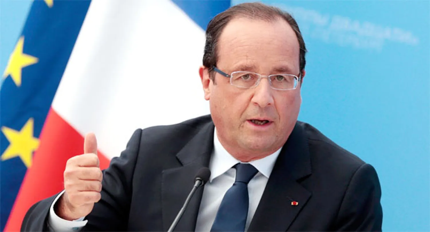 الرئيس الفرنسي فرنسوا هولاند