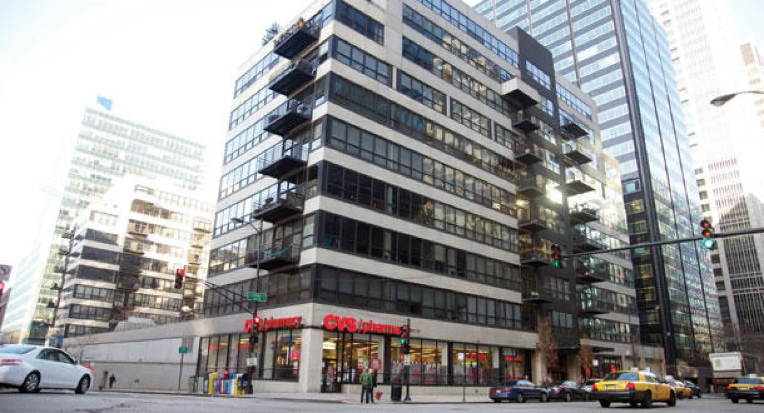 جانب من العقارات المكتبية في نيويورك «الشرق الأوسط»